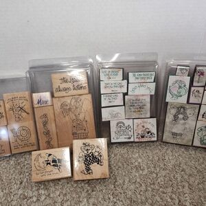 Assorted Rubber Stamps Collection